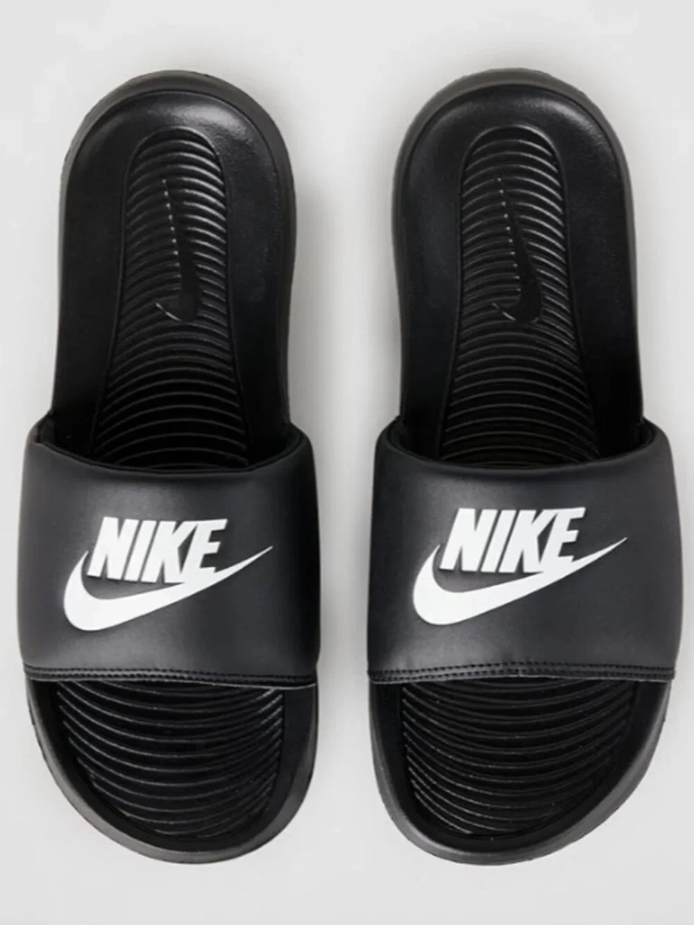 NWT Nike Men's Victori One Slides Sport Sandal, Black/White Size 12